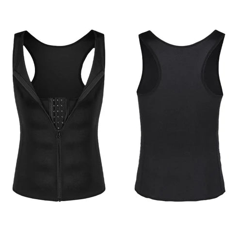 Men's Zip-Up Waist Trainer Vest