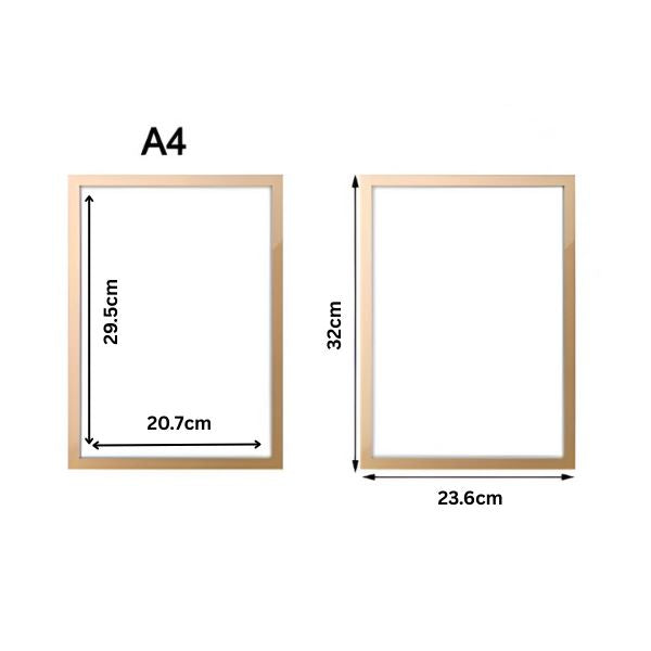 Picture frame set to match any décor (5 pieces) | FRAMEMAG