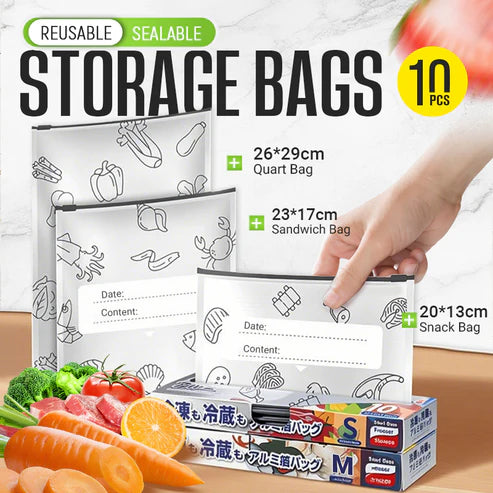 Reusable Aluminum Foil Sealable Storage Bags