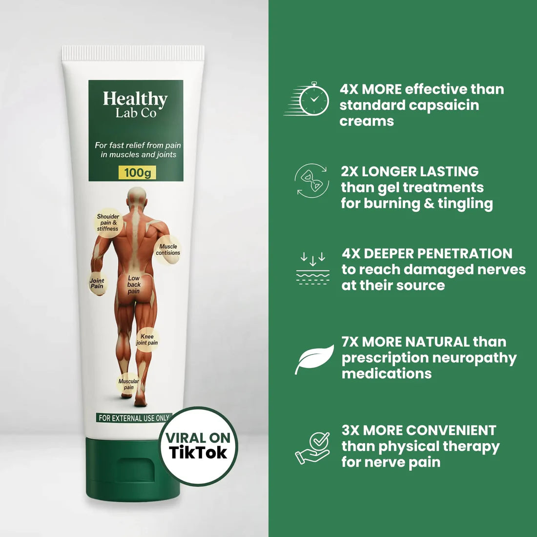 CapsaCare Neuropathy Relief Cream™