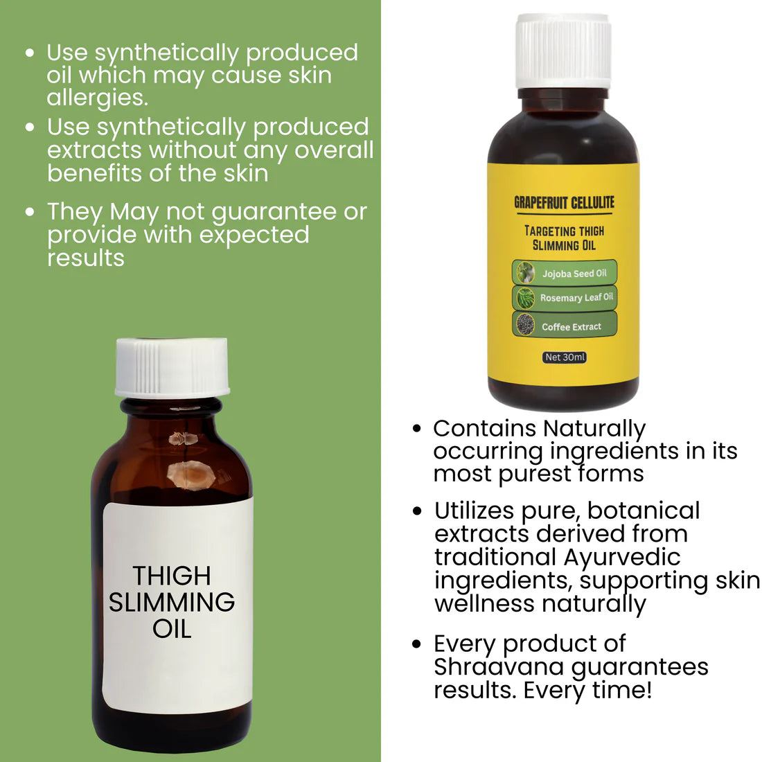 Grapefruit Cellulite Targeting Thigh Slimming Oil - Buy 1 Get 1 Free