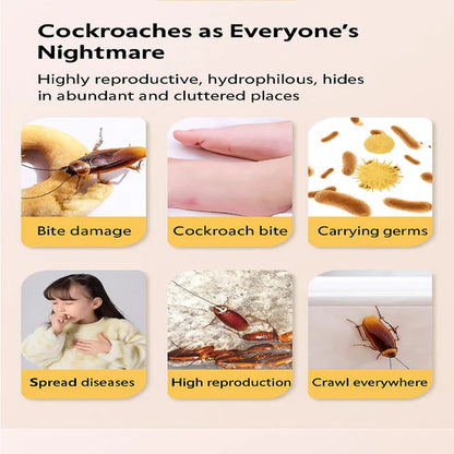 🌿100% Plant Based Japan Combat Roach Killing Bait station 12 Pcs