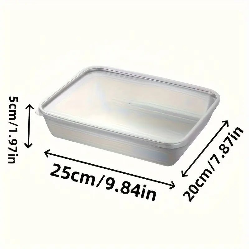 Non Stick Baking Pan Food Storage Box with Cover Pack of 2 🔥🔥