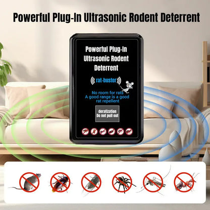 Powerful Plug-In Ultrasonic Rodent Deterrent